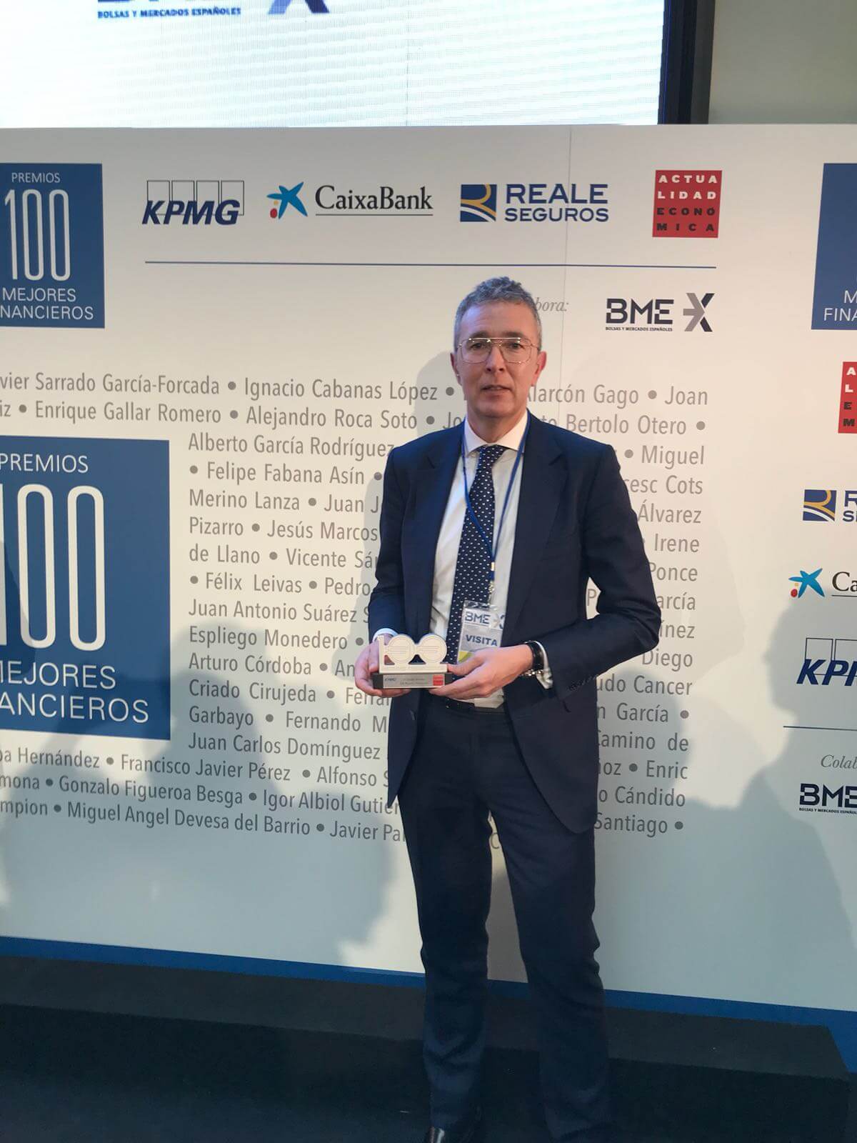 Ignacio Cabanas Premio 100 Mejores Financieros